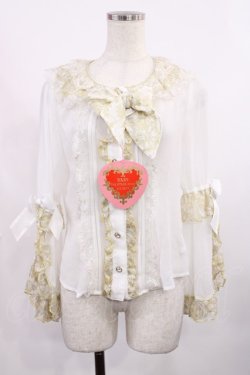画像1: BABY,THE STARS SHINE BRIGHT / La Petite Voliere〜ちいさな鳥かごの妖精〜ブラウス Free オフ H-25-09-08-1027-BA-BL-NS-ZH