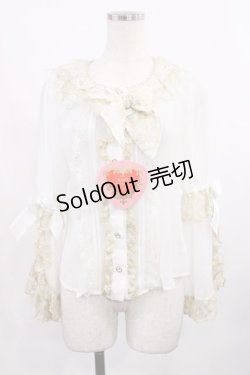 画像1: BABY,THE STARS SHINE BRIGHT / La Petite Voliere〜ちいさな鳥かごの妖精〜ブラウス Free オフ H-25-09-08-1027-BA-BL-NS-ZH