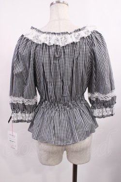 画像2: Angelic Pretty / Resortブラウス（ギンガム） free ブラック H-25-09-08-1028-AP-BL-NS-ZH