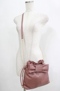 m petit by misako / AMリボンキンチャクSLD  ピンク H-25-09-08-060-LO-BG-NS-ZH