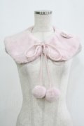 m petit by misako / AMポンポンツキエリ  ピンク H-25-09-08-062-LO-ZA-NS-ZH