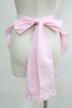画像2: axes femme kawaii / mikkoコラボ刺繍エプロン  ピンク H-25-09-08-064-AX-SK-NS-ZH