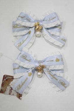 画像1: Amavel / Nostalgic Dreamin’ Carouselダブルリボンクリップ  サックス H-25-09-08-070-CA-AC-NS-ZH