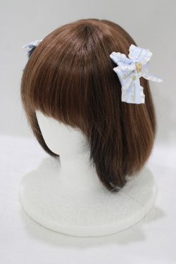 画像2: Amavel / Nostalgic Dreamin’ Carouselダブルリボンクリップ  サックス H-25-09-08-070-CA-AC-NS-ZH