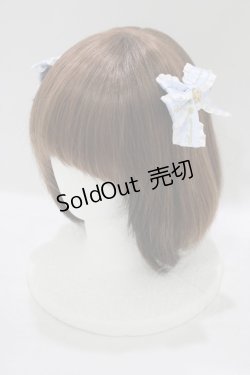 画像2: Amavel / Nostalgic Dreamin’ Carouselダブルリボンクリップ  サックス H-25-09-08-070-CA-AC-NS-ZH