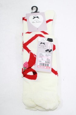 画像1: Lovely Tency / 眞白ありすコラボ/ECMAOVKイチゴ  オフ/レッド H-25-09-08-075-GO-ZA-NS-ZH