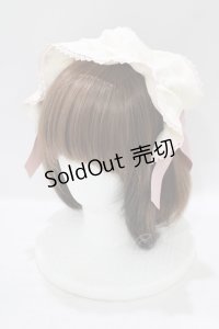 axes femme kawaii / ドットチュールフリルカチューシャ  ピンク H-25-09-08-076-AX-AC-NS-ZH