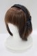 画像1: m petit by misako / AMPLリボンカチューシャ  ブラック H-25-09-08-077-LO-AC-NS-ZH (1)
