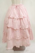 Chalmiere / クラシックコットンスカート M ピンク H-25-09-08-013-PU-SK-NS-ZH