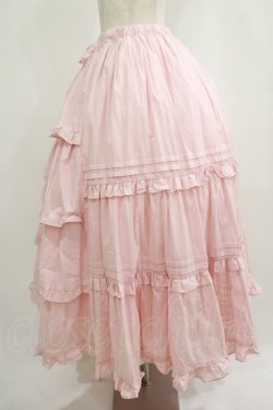 画像2: Chalmiere / クラシックコットンスカート M ピンク H-25-09-08-013-PU-SK-NS-ZH