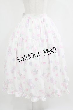 画像1: Chalmiere / FancyDollsスカート M オフ H-25-09-08-014-PU-SK-NS-ZH