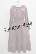 m petit by misako / AOK*フリルカラータックワンピース 4L 濃桃 H-25-09-08-017-LO-OP-NS-ZH