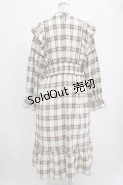 画像3: melume / makiコラボ/チェックワンピース 4L ブラウン H-25-09-08-020-GO-TO-NS-ZH