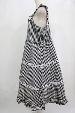画像2: Cherirulu Chocola / ハシゴレースジャンパースカート 4L ブラック H-25-09-08-021-GO-OP-NS-ZH