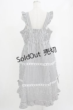 画像3: Cherirulu Chocola / ハシゴレースジャンパースカート 4L ブラック H-25-09-08-021-GO-OP-NS-ZH