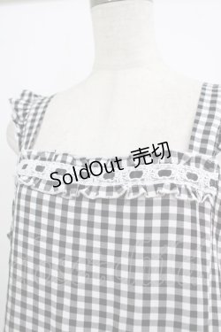 画像4: Cherirulu Chocola / ハシゴレースジャンパースカート 4L ブラック H-25-09-08-021-GO-OP-NS-ZH