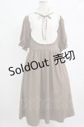 m petit by misako / ナシジムジキリカエワンピース 4L ブラウン H-25-09-08-023-LO-OP-NS-ZH