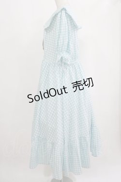 画像2: m petit by misako / AOKデシンギンガムOP 4L サックス H-25-09-08-025-LO-OP-NS-ZH