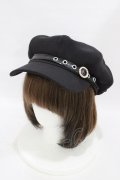 Ank Rouge / パールバックルキャスケット  ブラック H-25-09-09-1001-CA-AC-NS-ZH