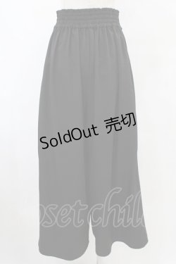 画像2: axes femme / ボタン×チェーンワイドパンツ M ブラック H-25-09-09-1006-AX-PA-NS-ZH