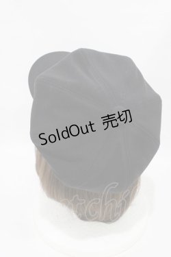 画像2: Ank Rouge / パールバックルキャスケット  ブラック H-25-09-09-1001-CA-AC-NS-ZH