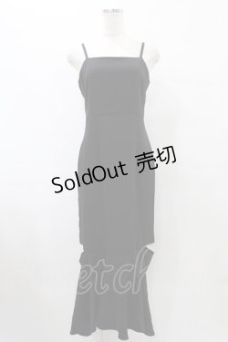 画像1: An MILLE / キャミワンピース Free ブラック H-25-09-09-1009-EL-OP-NS-ZH