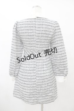 画像2: evelyn / ビジューボタンツイードワンピース Free ブラック H-25-09-09-1012-LO-OP-NS-ZH