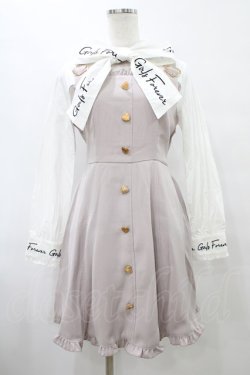 画像1: LIZ LISA / ボウタイブラウスワンピース Free ピンク H-25-09-09-1013-LO-OP-NS-ZH