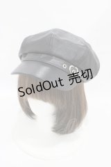 Honey Cinnamon / ハートバックルキャスケット  ブラック H-25-09-09-1002-LO-AC-NS-ZH