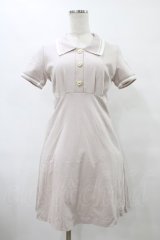 An MILLE / エスターバニーポロワンピース Free ピンク H-25-09-09-1015-EL-OP-NS-ZH