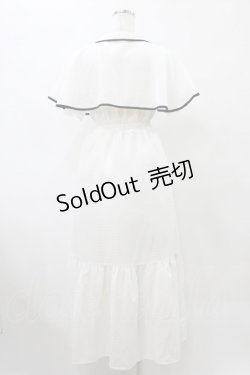 画像2: Bubbles / ケープロングワンピース Free オフ/ブラック H-25-09-09-1019-CA-OP-NS-ZH