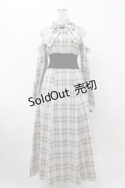 画像1: An MILLE / チェック柄オフショルダーワンピース Free ベージュ H-25-09-09-1022-EL-OP-NS-ZH