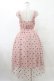 画像2: mille fille closet by LODISPOTTO / ミニハート刺繍チュールロングキャミドレスワンピース M ピンク H-25-09-09-1025-LO-OP-NS-ZH (2)