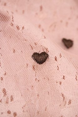 画像3: mille fille closet by LODISPOTTO / ミニハート刺繍チュールロングキャミドレスワンピース M ピンク H-25-09-09-1025-LO-OP-NS-ZH