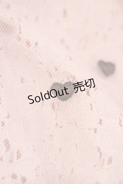 画像3: mille fille closet by LODISPOTTO / ミニハート刺繍チュールロングキャミドレスワンピース M ピンク H-25-09-09-1025-LO-OP-NS-ZH