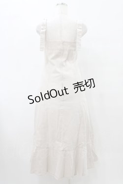 画像2: An MILLE / リボンストラップデニムワンピース Free アイボリー H-25-09-09-1028-EL-OP-NS-ZH