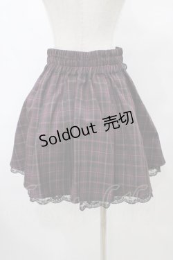 画像2: NOEMIE / チェックプリーツスカート M ピンク H-25-09-09-1031-0-SK-NS-ZH