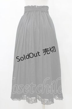 画像2: Honey Cinnamon / プリーツラップスカート Free ブラック H-25-09-09-1033-LO-SK-NS-ZH