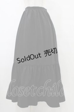 画像1: An MILLE / ロングスカート Free ブラック H-25-09-09-1034-EL-SK-NS-ZH