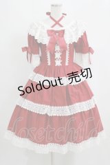 BABY,THE STARS SHINE BRIGHT / エリザベスドールワンピース free エンジ H-25-09-10-001-BA-OP-NS-ZH