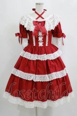 画像1: BABY,THE STARS SHINE BRIGHT / エリザベスドールワンピース free エンジ H-25-09-10-001-BA-OP-NS-ZH (1)