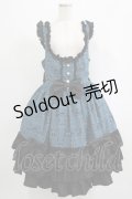 metamorphose / 【プラスサイズ】Dressy Ribbon フリルジャンパースカート プラスサイズ  H-25-09-10-003-ME-OP-NS-ZH