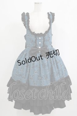 画像1: metamorphose / 【プラスサイズ】Dressy Ribbon フリルジャンパースカート プラスサイズ  H-25-09-10-003-ME-OP-NS-ZH