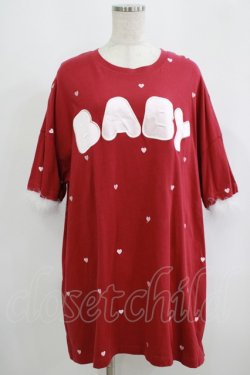 画像1: Ank Rouge / BABYハートドットTe M レッド H-25-09-10-028-CA-TO-NS-ZH