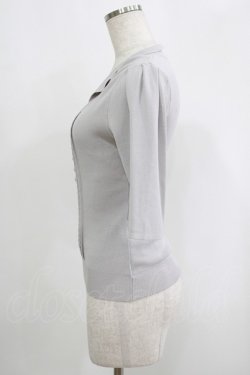 画像2: an another angelus / フロント釦スクエアネックニットプルオーバー Free BLUE GRAY H-25-09-10-030-CA-TO-NS-ZH