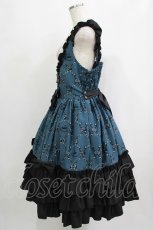 画像2: metamorphose / 【プラスサイズ】Dressy Ribbon フリルジャンパースカート プラスサイズ  H-25-09-10-003-ME-OP-NS-ZH (2)