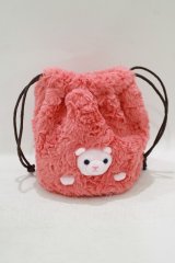 FLAPPER / Harry Potter×Flapper ピグミーパフ巾着バッグ  ピンク H-25-09-10-034-GO-ZA-NS-ZH