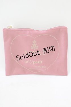画像2: m petit by misako / NINA'Sコラボ ポーチ  ワイン H-25-09-10-038-LO-ZA-NS-ZH