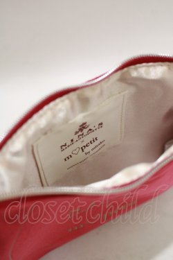 画像4: m petit by misako / NINA'Sコラボ ポーチ  ワイン H-25-09-10-038-LO-ZA-NS-ZH