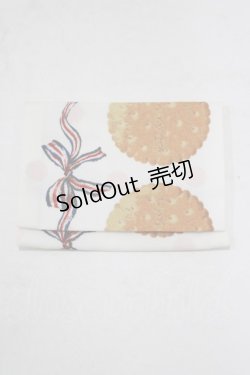 画像1: ROSA BIANCA / ビスケット柄ティッシュポーチ  オフ H-25-09-10-042-EL-ZA-NS-ZH